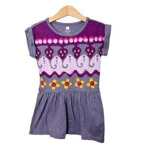 Tea Collection Purple Medallion Dress